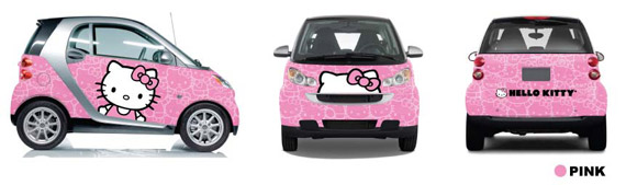 Sanrio & smart USA Launches First Hello Kitty Vehicle Wraps