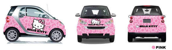 Sanrio & smart USA Launches First Hello Kitty Vehicle Wraps