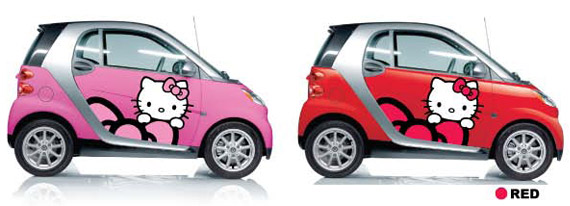 Sanrio & smart USA Launches First Hello Kitty Vehicle Wraps