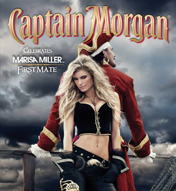 Marisa Miller is Captain Morgan’s First Mate!