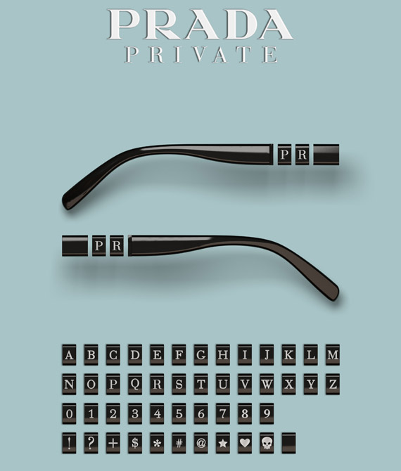 Prada Private: ‘Made in Prada’ Customizable Glasses