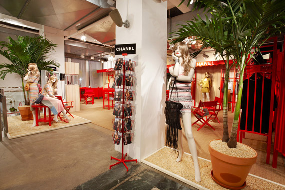 Chanel Cruise St. Tropez Pop-Up Store at Jeffrey New York