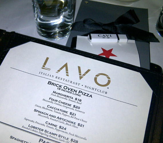 CAVI Holiday Dinner @ LAVO