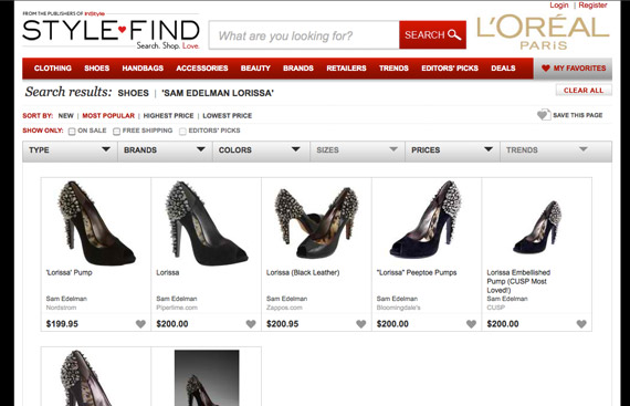 InStyle Launched New Shopping Site, StyleFind - nitrolicious.com