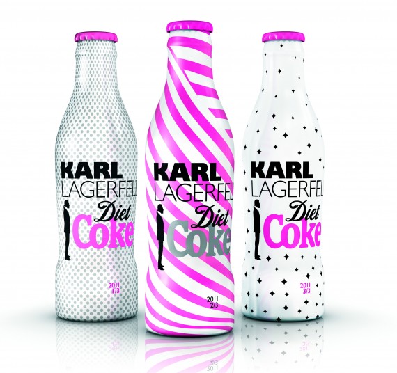 Karl Lagerfeld x Diet Coke 2011 Bottles