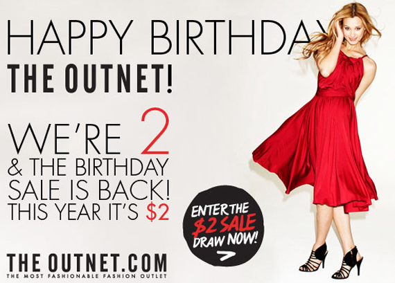 THE OUTNET’s 2nd Birthday $2 Sale