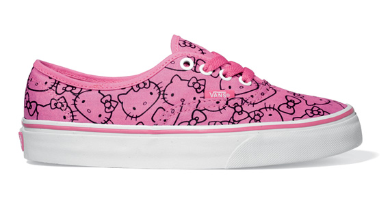 hello kitty vans slip ons