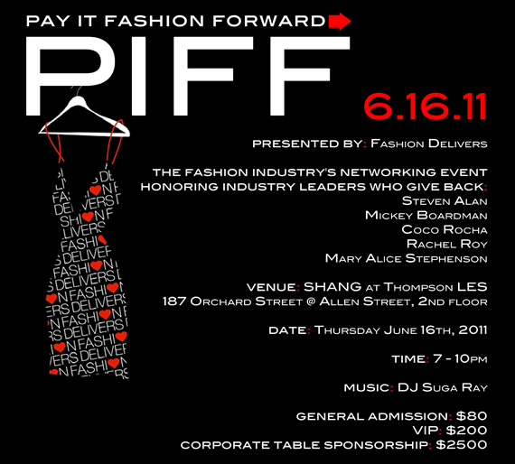 Pay It Fashion Forward Event | 6.16.11