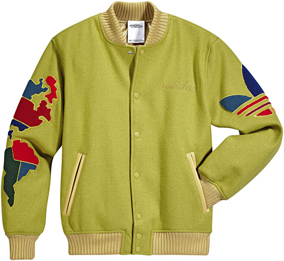 Jeremy Scott x adidas Original Globe Varsity Jacket