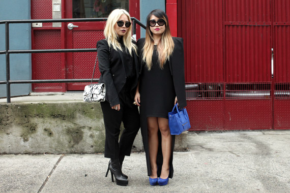 black + cobalt blue