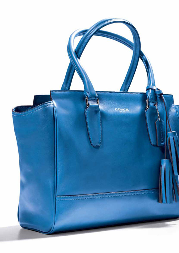 Coach, Bags, Coach Legacy Colorblock Blue Green Purse Bag Large