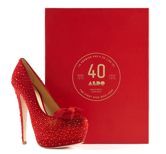 ALDO 40th Anniversary Ruby Slippers
