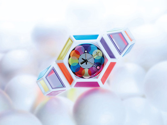 Swatch x Fred Butler Dodecahedron Collision Watch