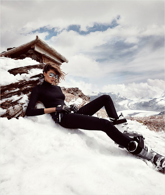 H&M Holiday 2012 Ad Campaign featuring Daria Werbowy