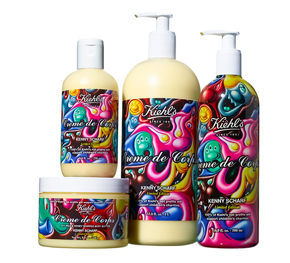 Kiehl’s x Kenny Scharf Creme de Corps Holiday 2012 Collection