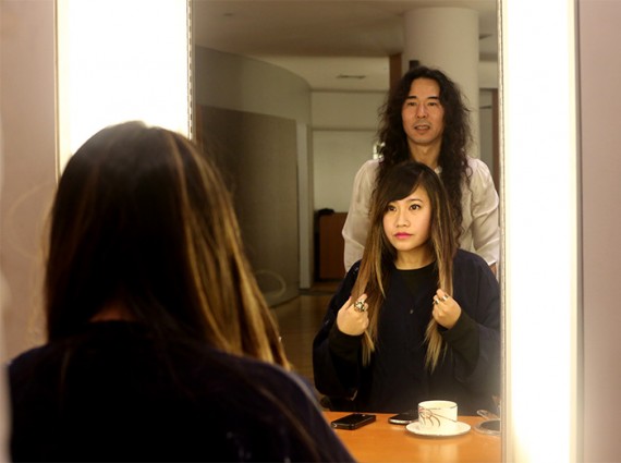 A day with Eiji Yamane at Eiji Salon…