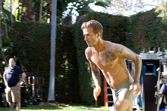 David Beckham Bodywear at H&M Campaign by Guy Ritchie [BTS]
