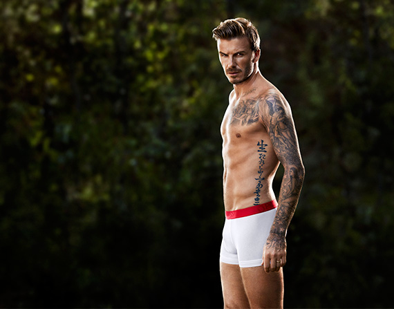 David Beckham Bodywear at H&M Campaign by Guy Ritchie