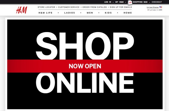 H&M Launches US Online Shop