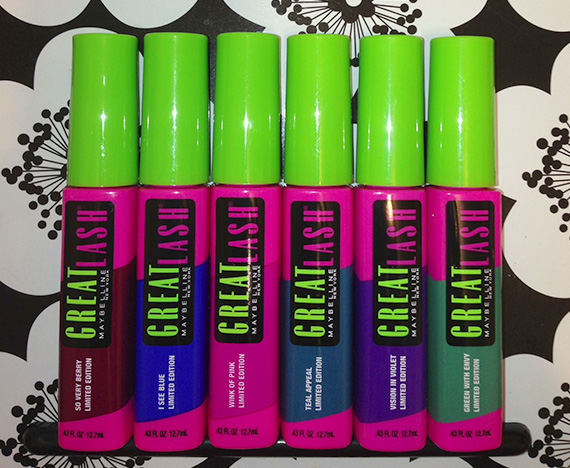 Maybelline Great Lash Mascara Limited Edition Colors