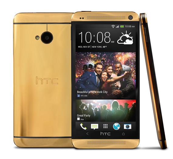 24k Gold HTC One