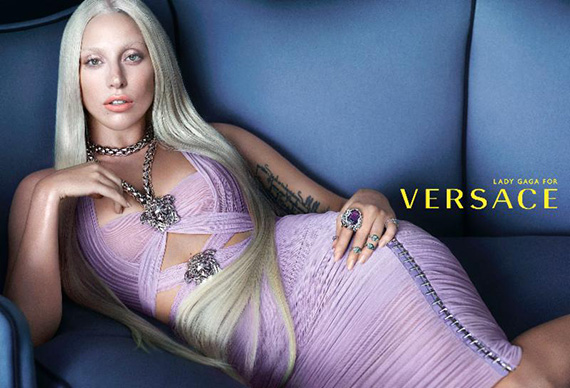 Lady Gaga for Versace Spring/Summer 2014 Ad Campaign