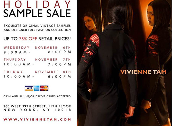 NYC Sample Sales: November 2013