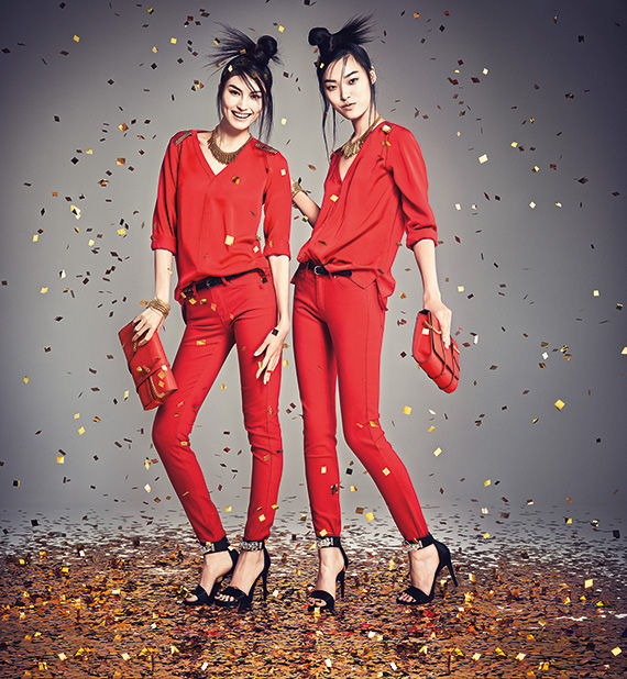 H&M Year of the Horse Campaign ft Sui He & Tian Yi