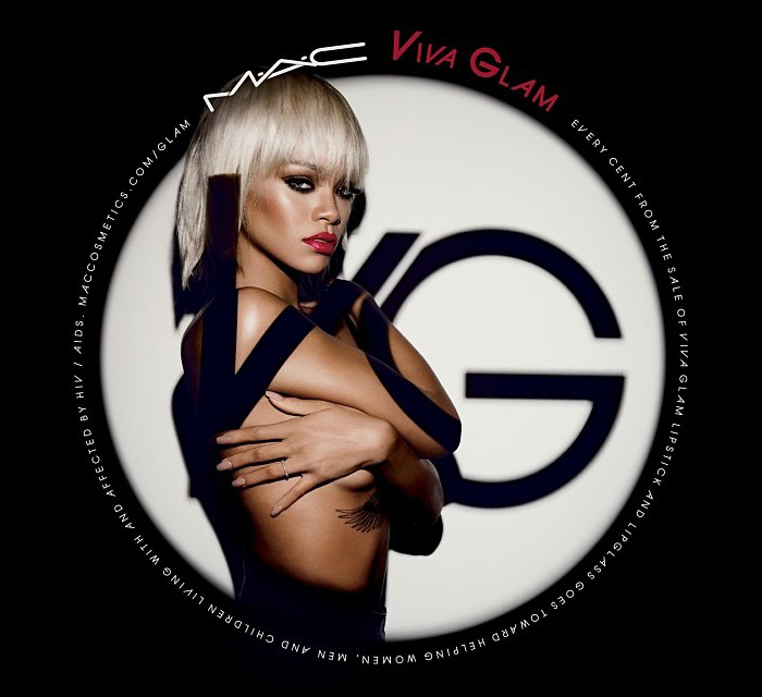 Rihanna for MAC Cosmetics Viva Glam Campaign