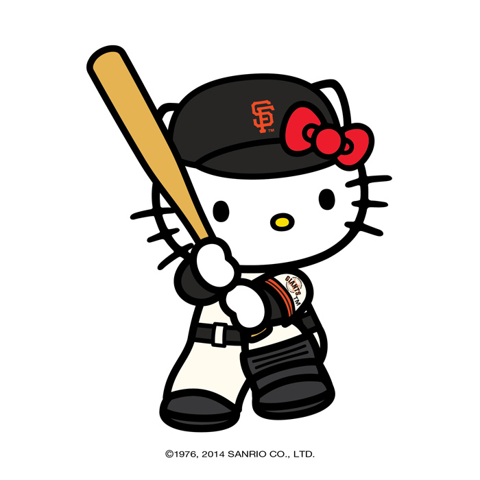 MLB Hello Kitty limited T-shirt SF Giants X Hello - Depop