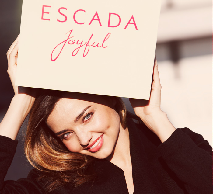 Miranda Kerr is the face of ESCADA Joyful