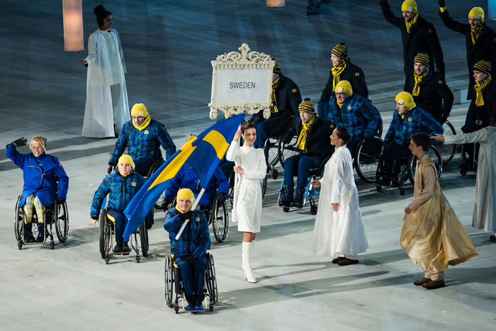 Swedish Team Wears H&M at Paralympic Opening Ceremony