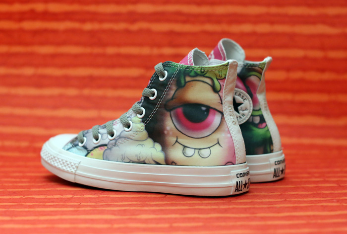 Converse Design Your Own Graphics Editions: Buff Monster