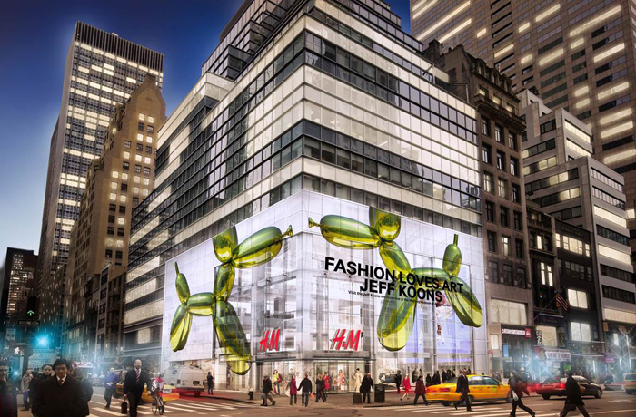 H&M x Jeff Koons in Celebration of New Flagship Store