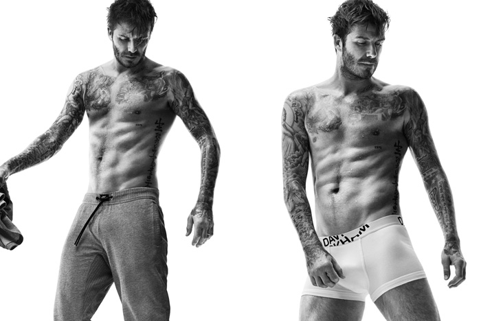 David Beckham for H&M Bodywear Autumn 2014 Campaign