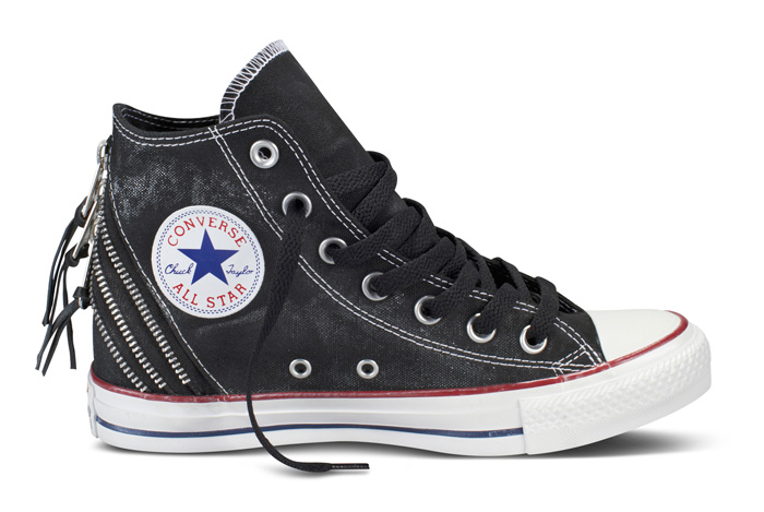 converse high cut with zipper