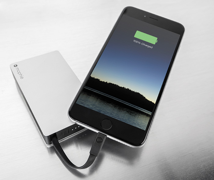 Mophie Powerstation Plus with Built-in Charging Cable