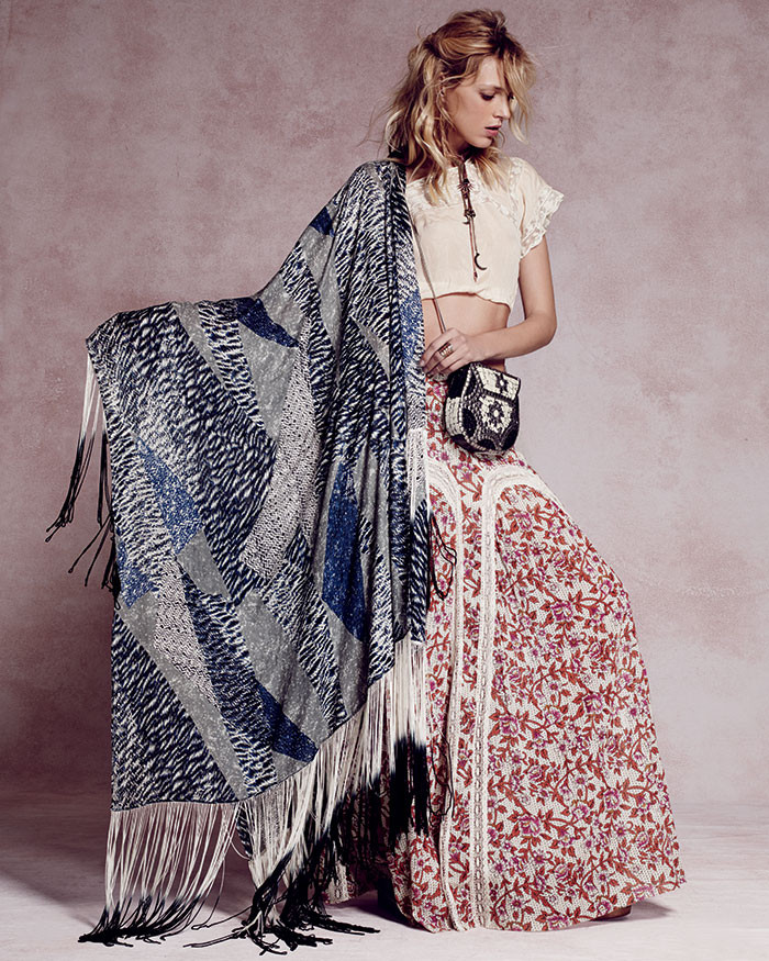 Anja Rubik for Free People January 2015 Lookbook