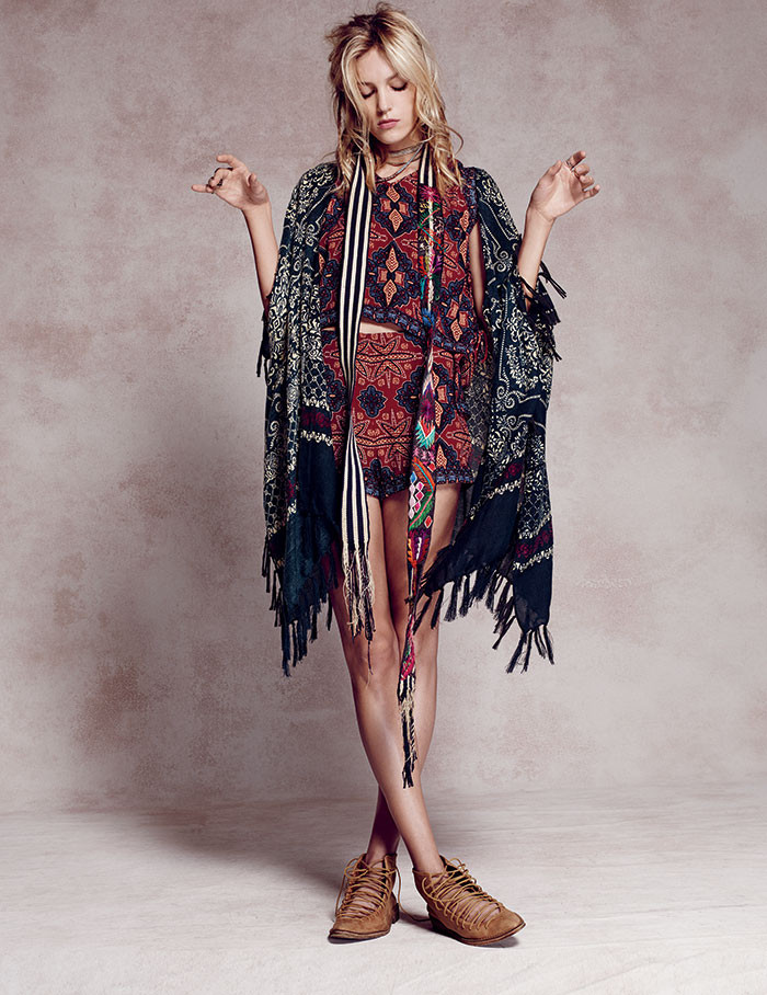 Anja Rubik for Free People January 2015 Lookbook