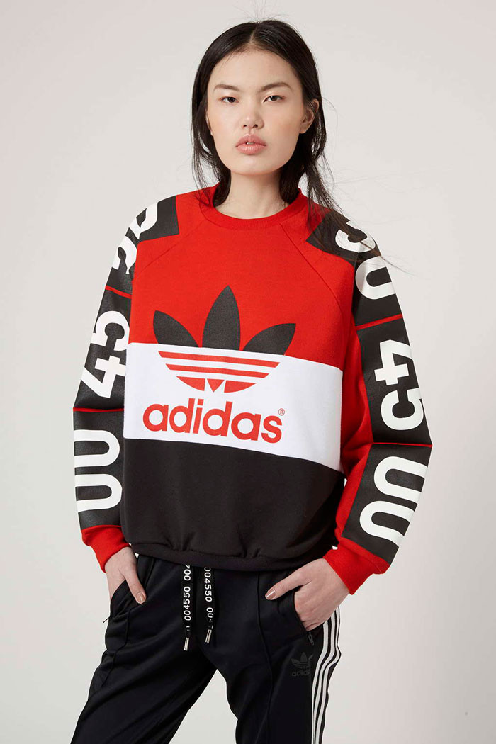 Topshop clearance adidas sweatshirt