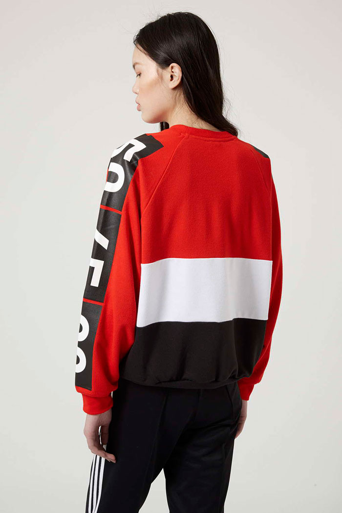 Topshop adidas cheap sweatshirt