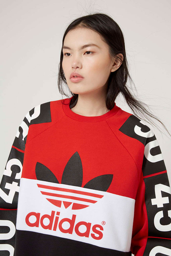 Topshop hot sale adidas sweatshirt