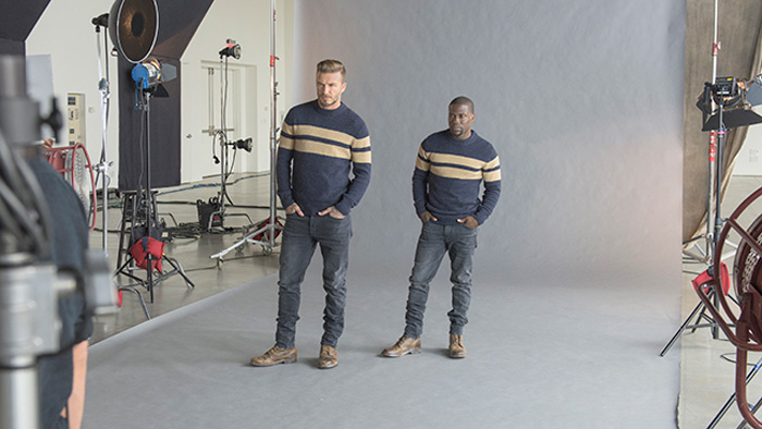 David Beckham + Kevin Hart for H&M Modern Essentials Campaign BTS