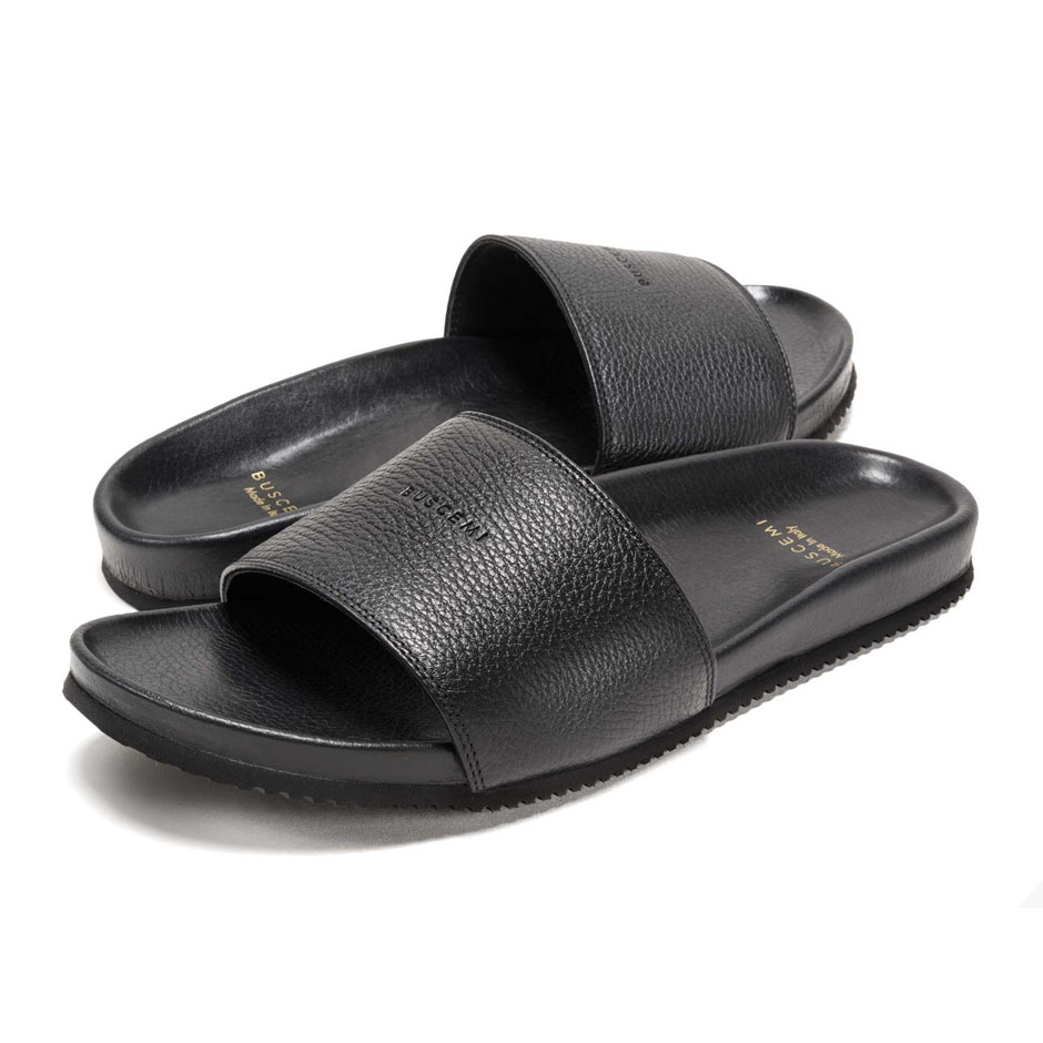 Buscemi Leather Slides