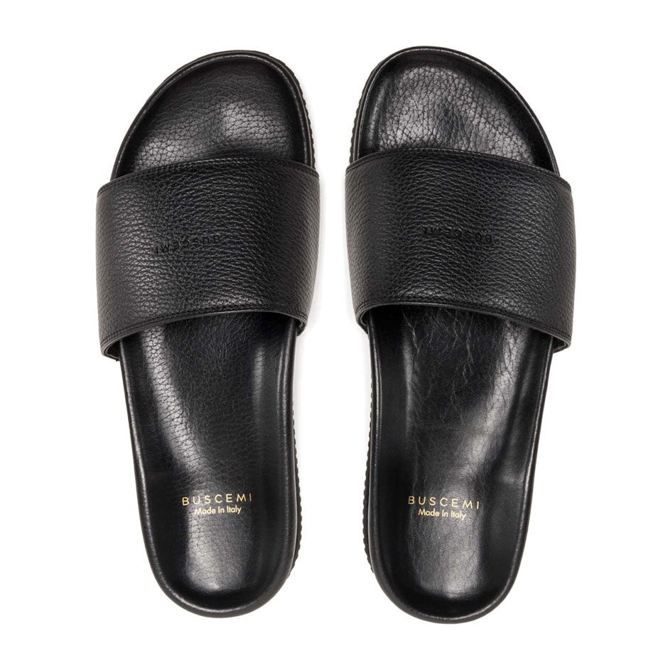 Buscemi Leather Slides