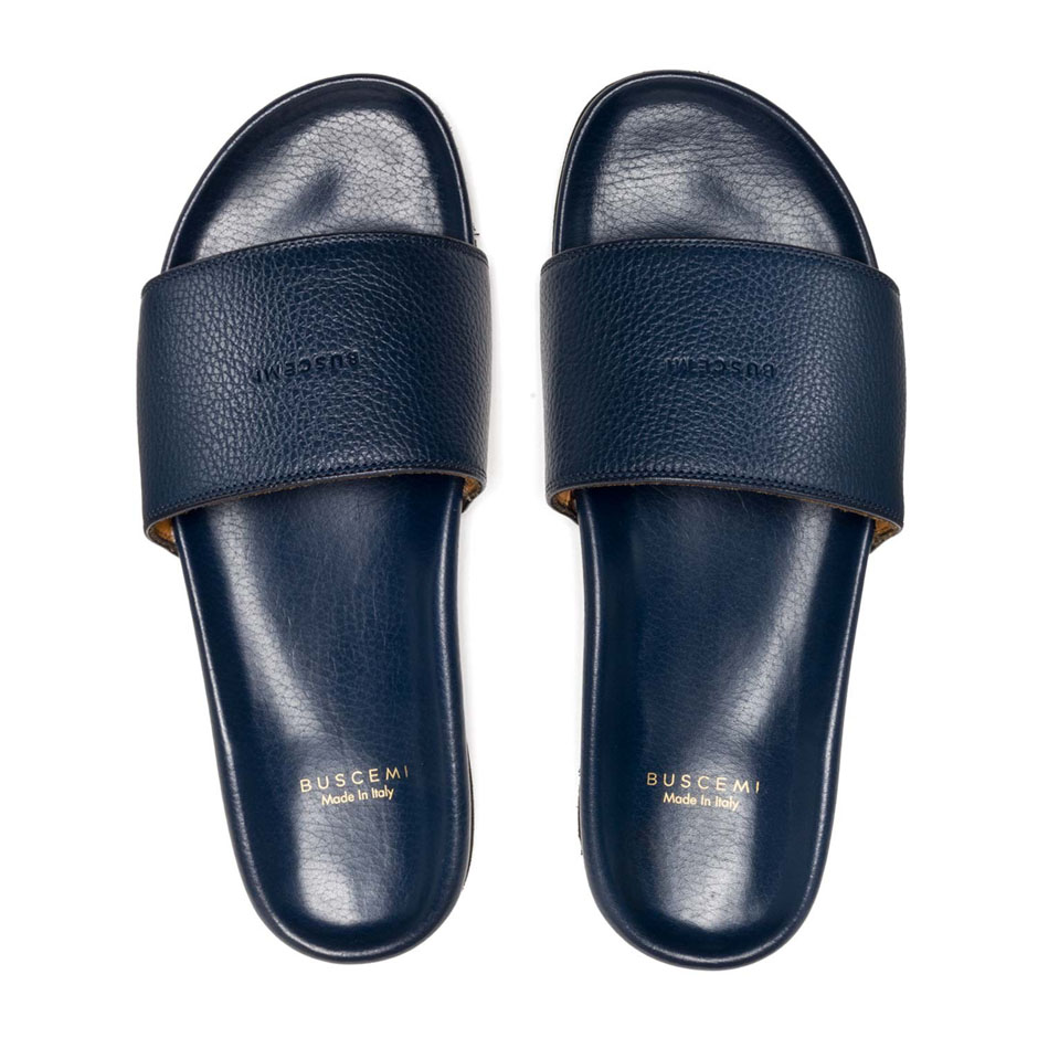 Buscemi Leather Slides