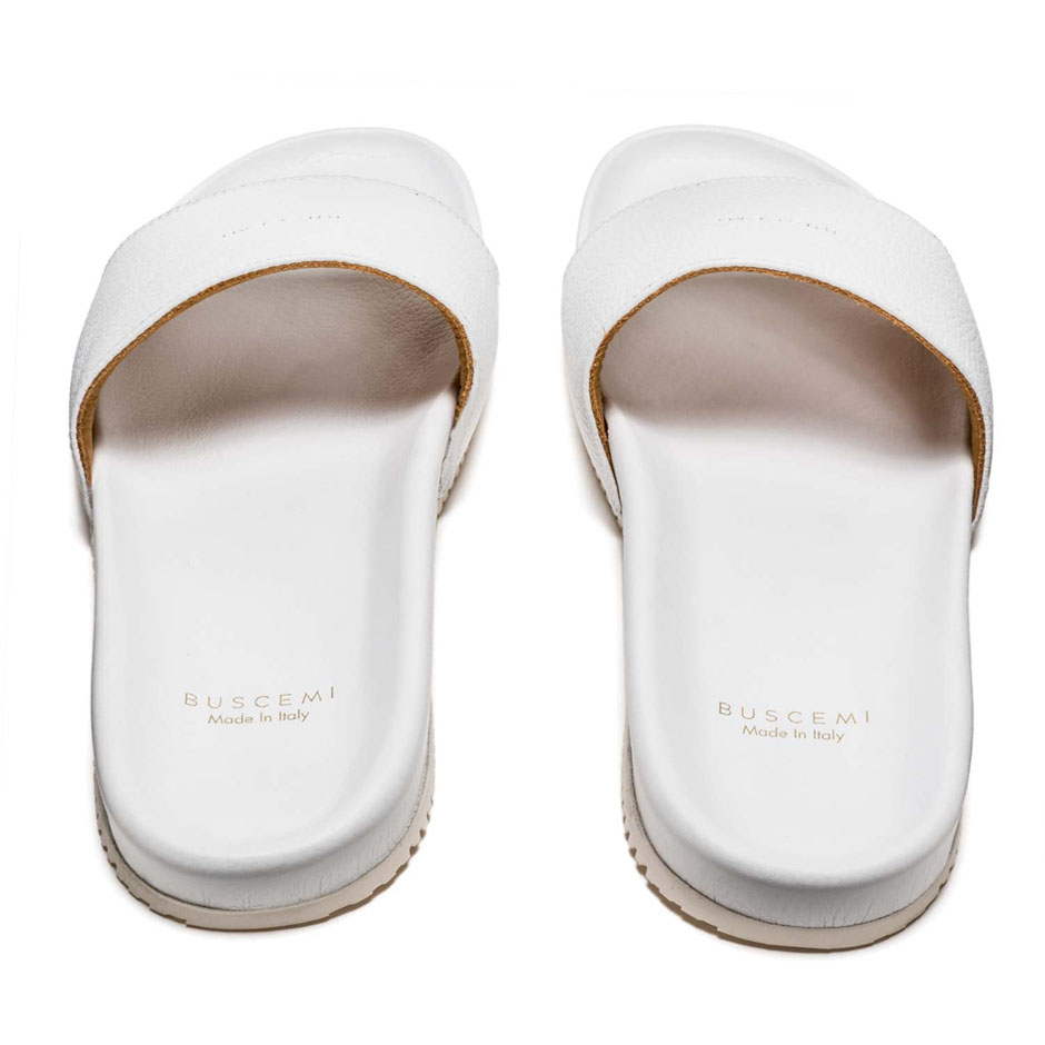 buscemi leather slippers