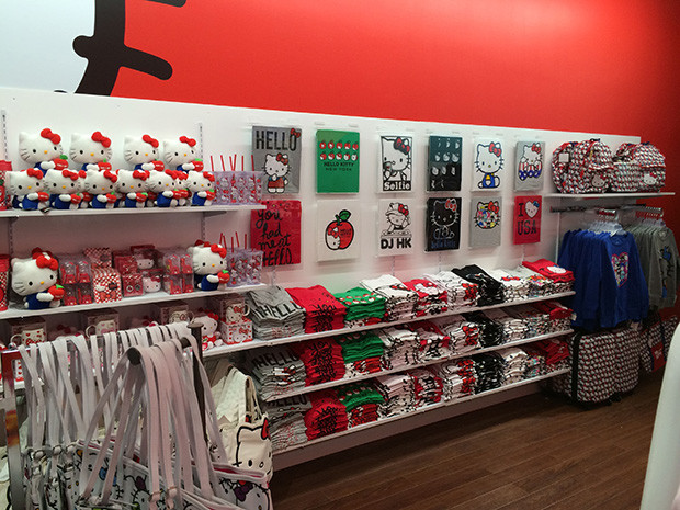 Hello Kitty brand merchandise at the Sanrio store in Times Square in New  York on Saturday, May 15, 2010. The European Union has fined Sanrio Co. 6.2  million euros over its illegal