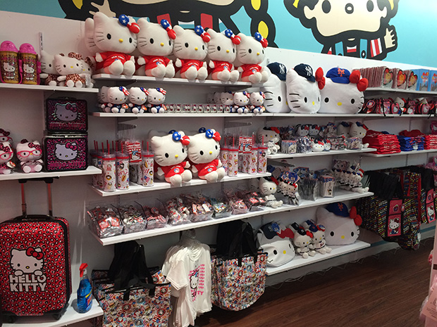 Hello Kitty brand merchandise at the Sanrio store in Times Square in New  York on Saturday, May 15, 2010. The European Union has fined Sanrio Co. 6.2  million euros over its illegal