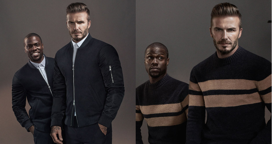 David Beckham & Kevin Hart for H&M Autumn 2015 Campaign